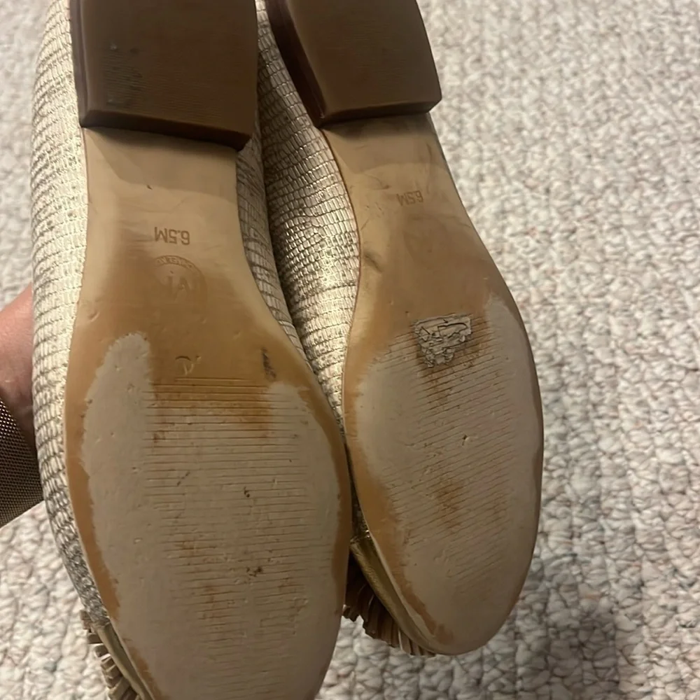 Michael kors gold flats